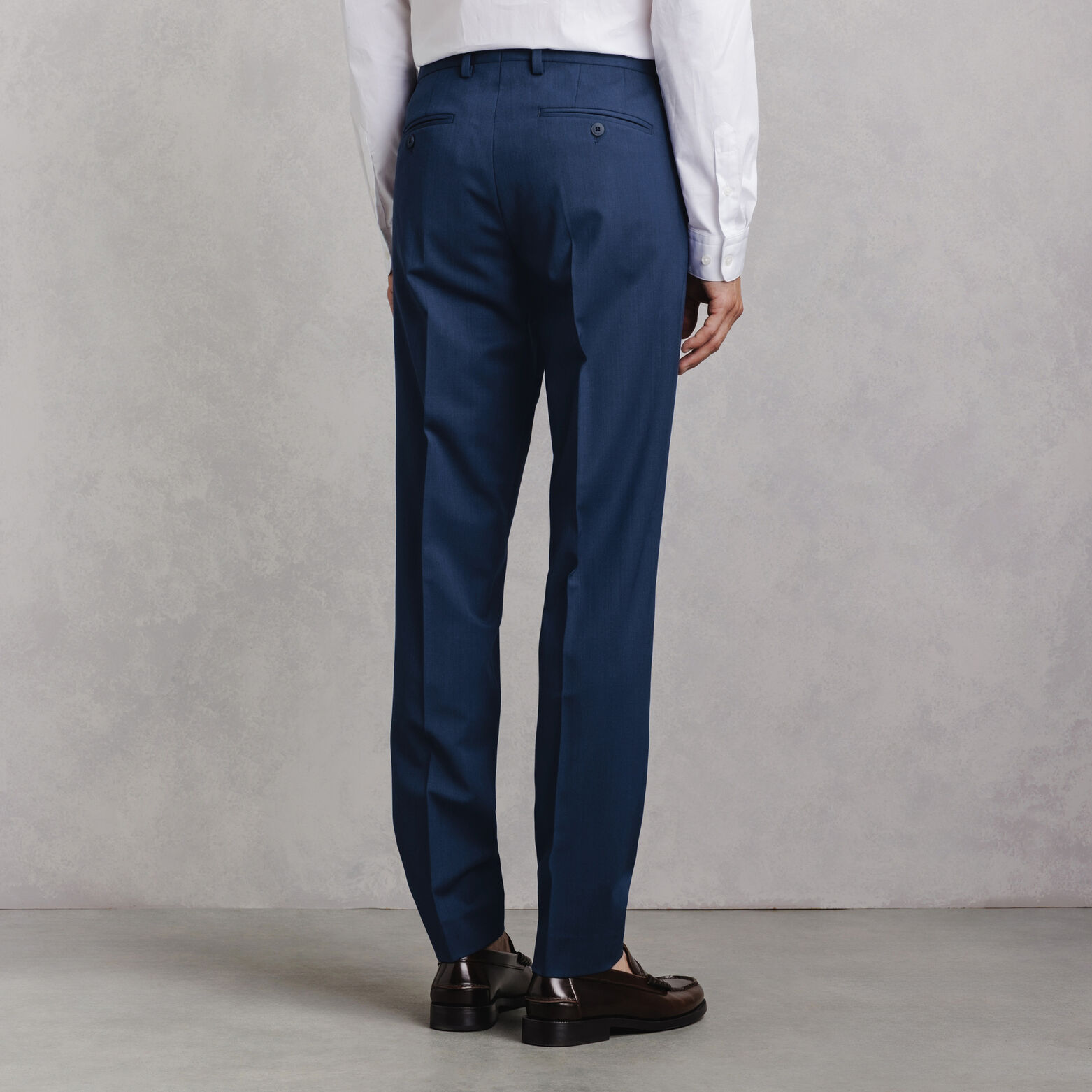 Pantalon de costume slim bi-stretch uni