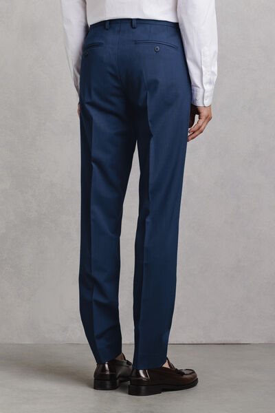 Pantalon de costume slim bi-stretch uni