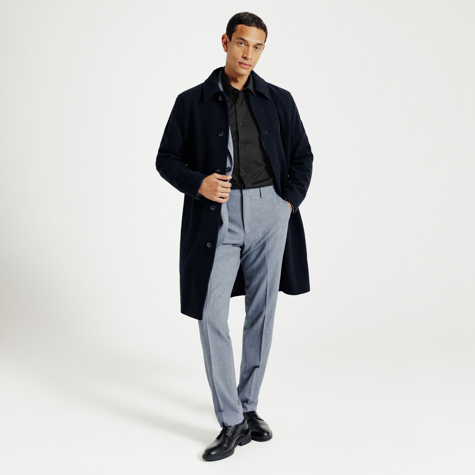 Extra slim fit effen hemd