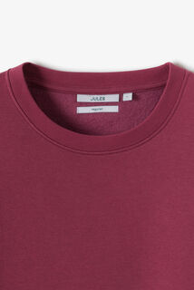 Effen sweater met ronde hals