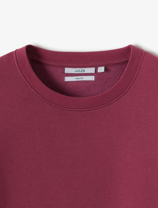 Effen sweater met ronde hals