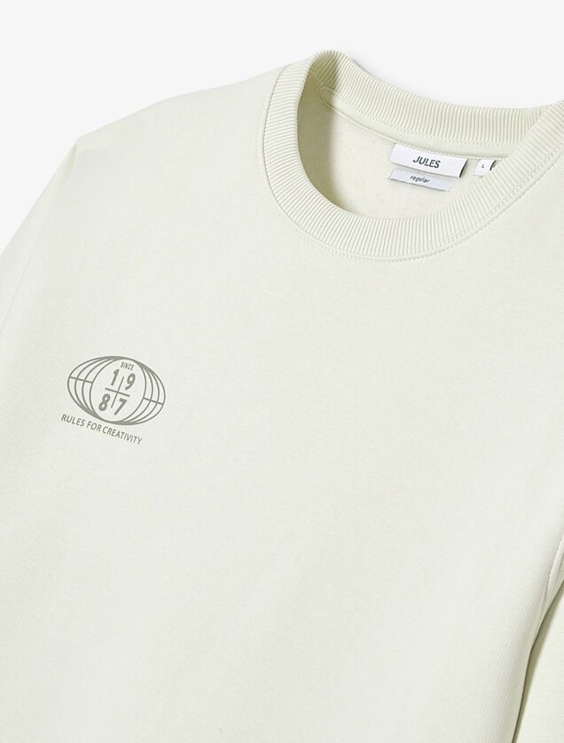 Sweat col rond imprim&eacute;