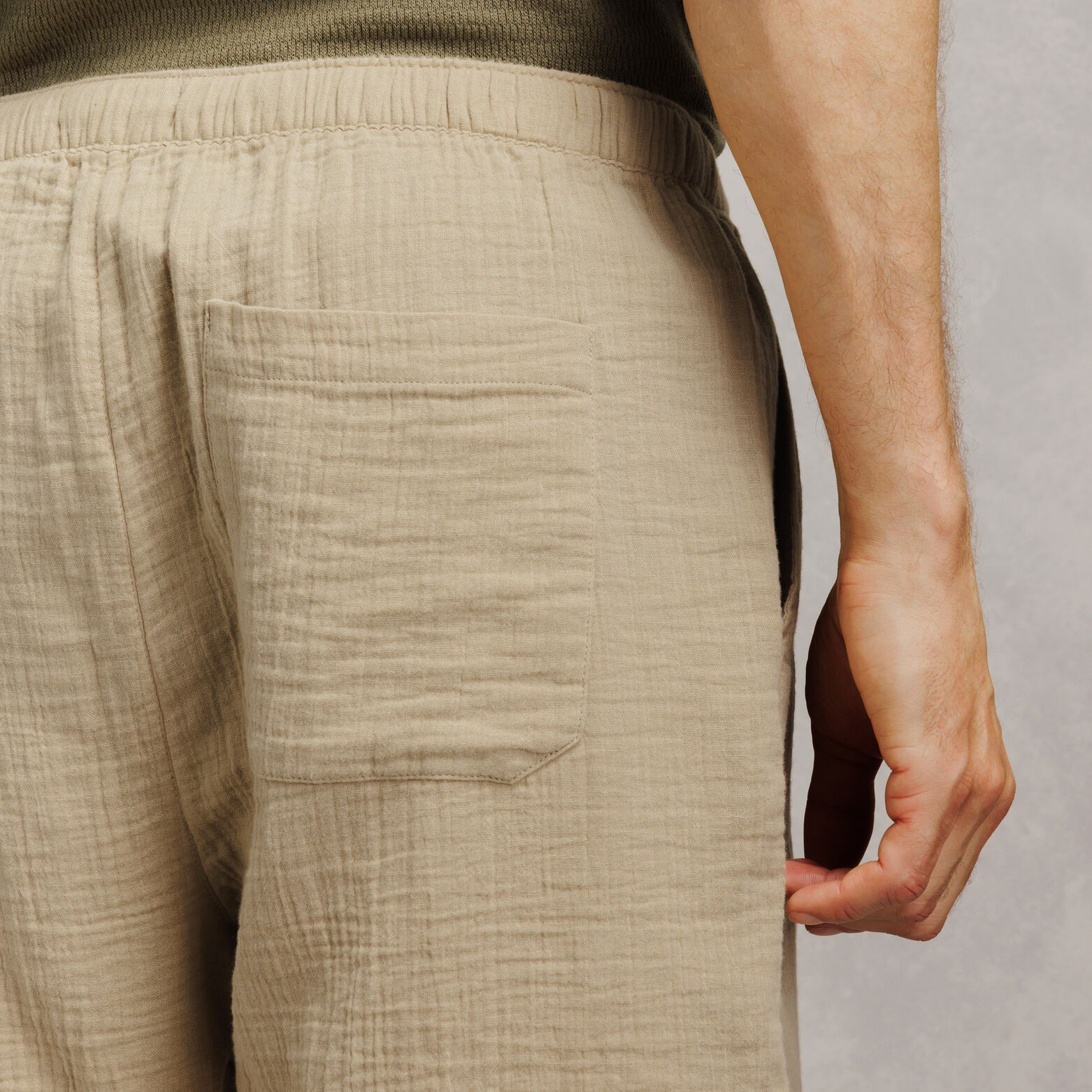 Short en gaze de coton