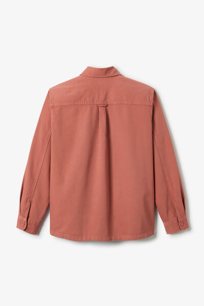 Surchemise regular col fran&ccedil;ais 100% coton