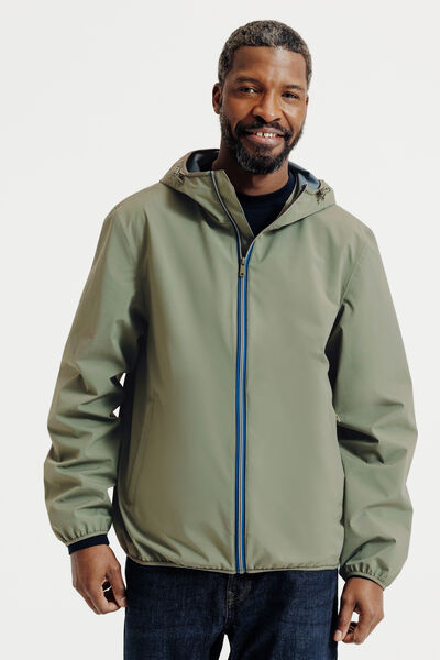 Blouson coupe-vent &agrave; capuche