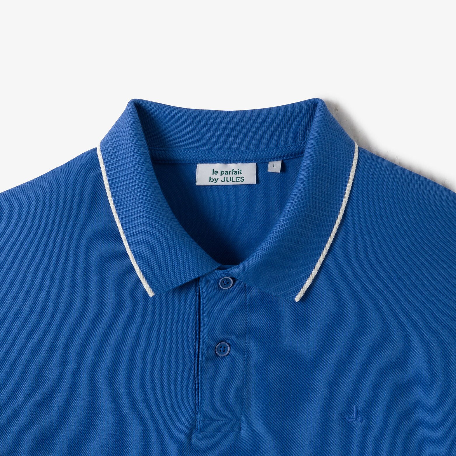 "Le Parfait by Jules" effen polo korte mouwen 