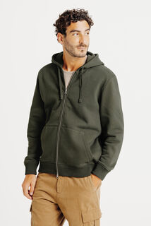 Sweat &agrave; capuche zipp&eacute; heavy weight