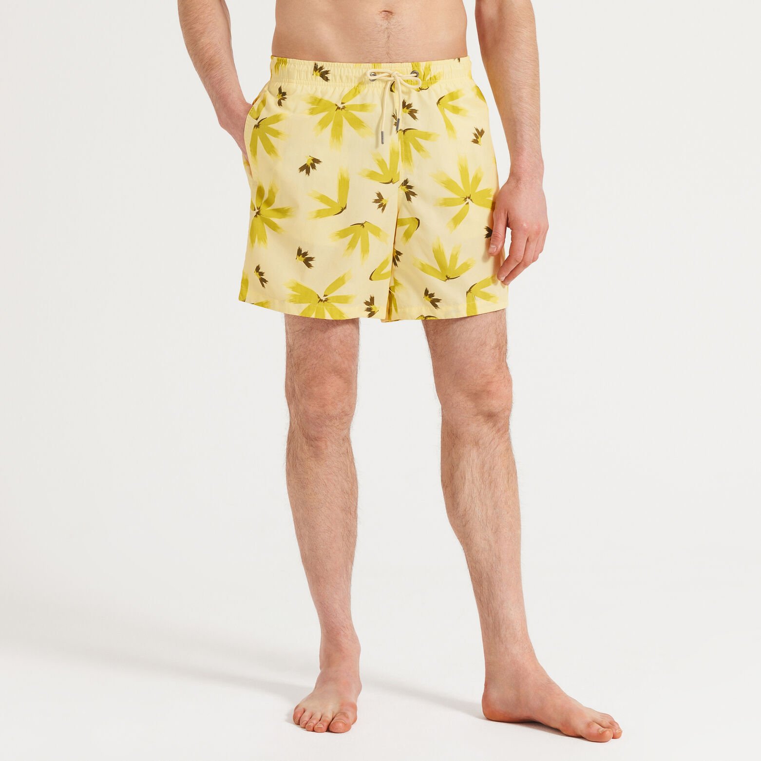 Zwemshort met bloemenprint