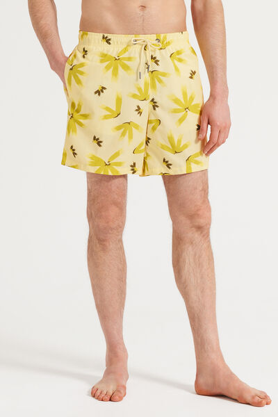 Zwemshort met bloemenprint