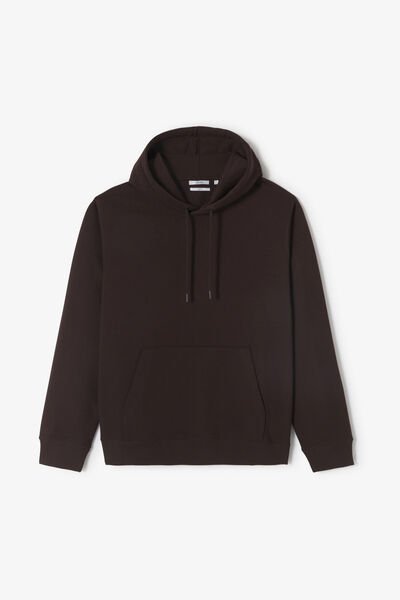 Sweat à capuche uni