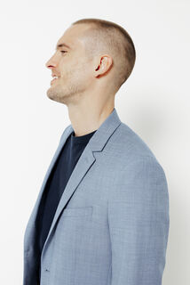 Veste de costume slim bi-ton