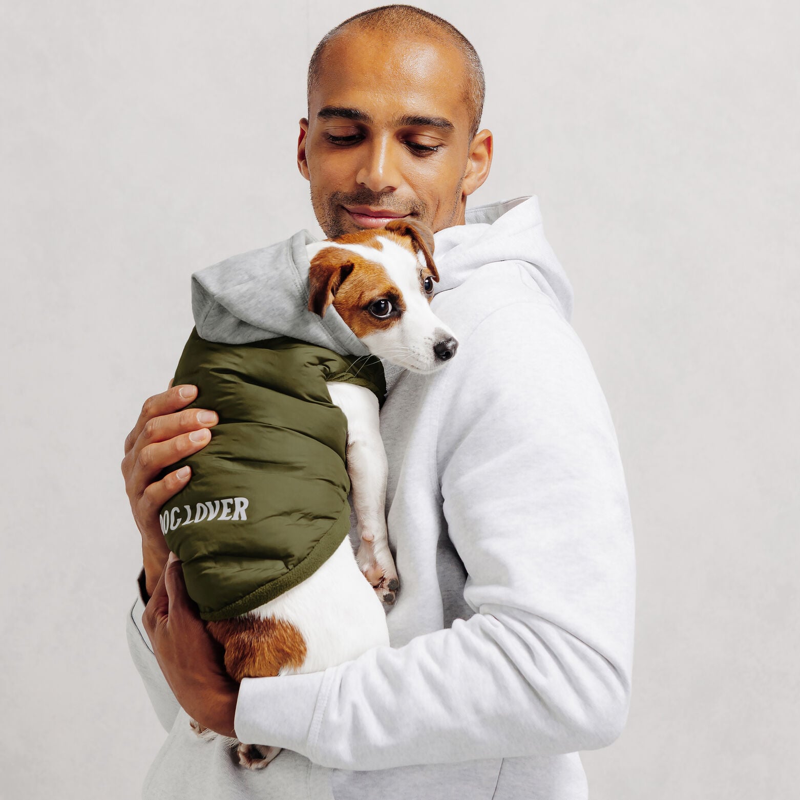 Ensemble sweat et doudoune pour chien