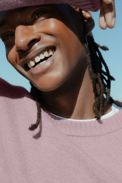 Trui ronde hals in lambswool