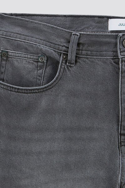 Loose jeans in gerecycled katoen