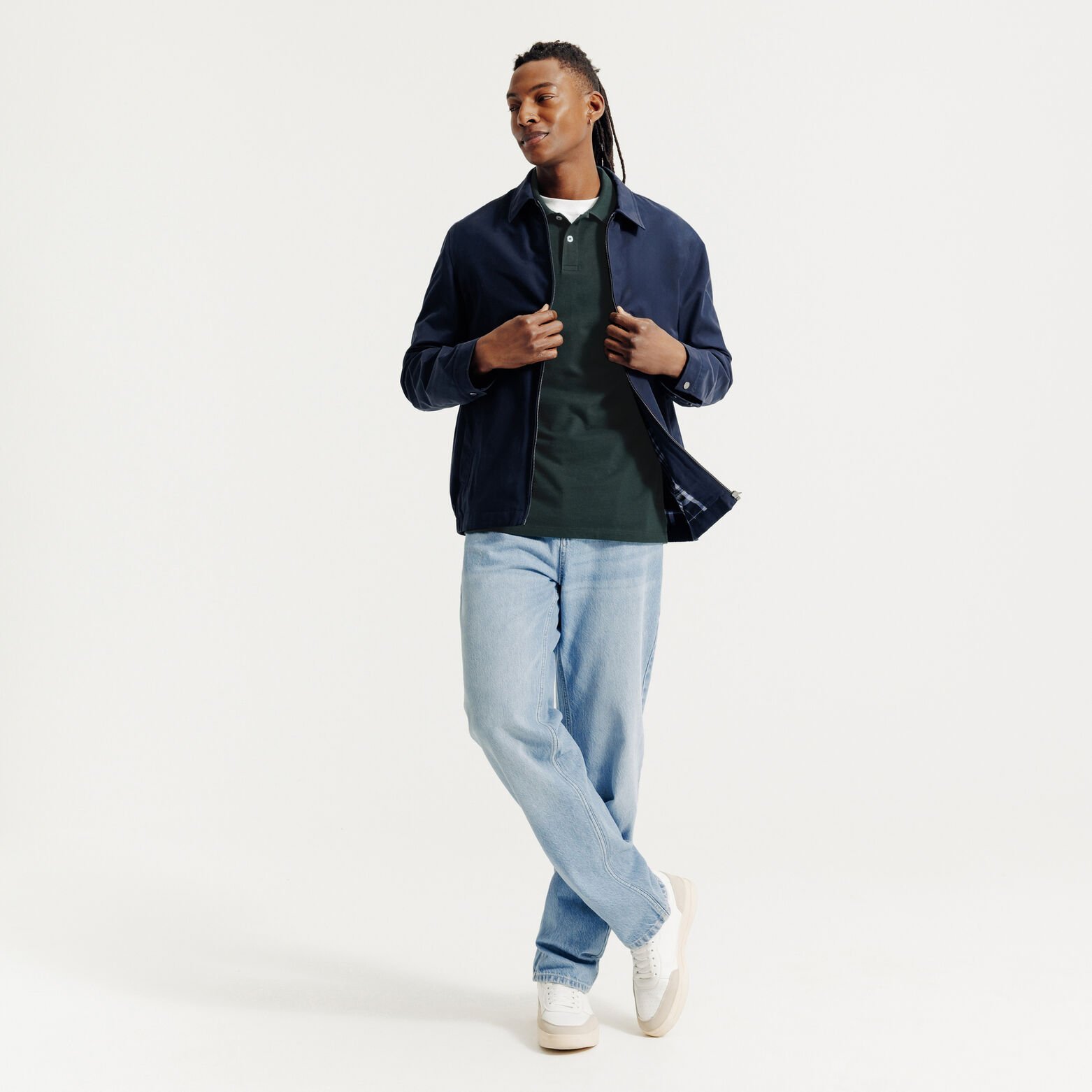 Polo korte mouwen met print voor- en achteraan