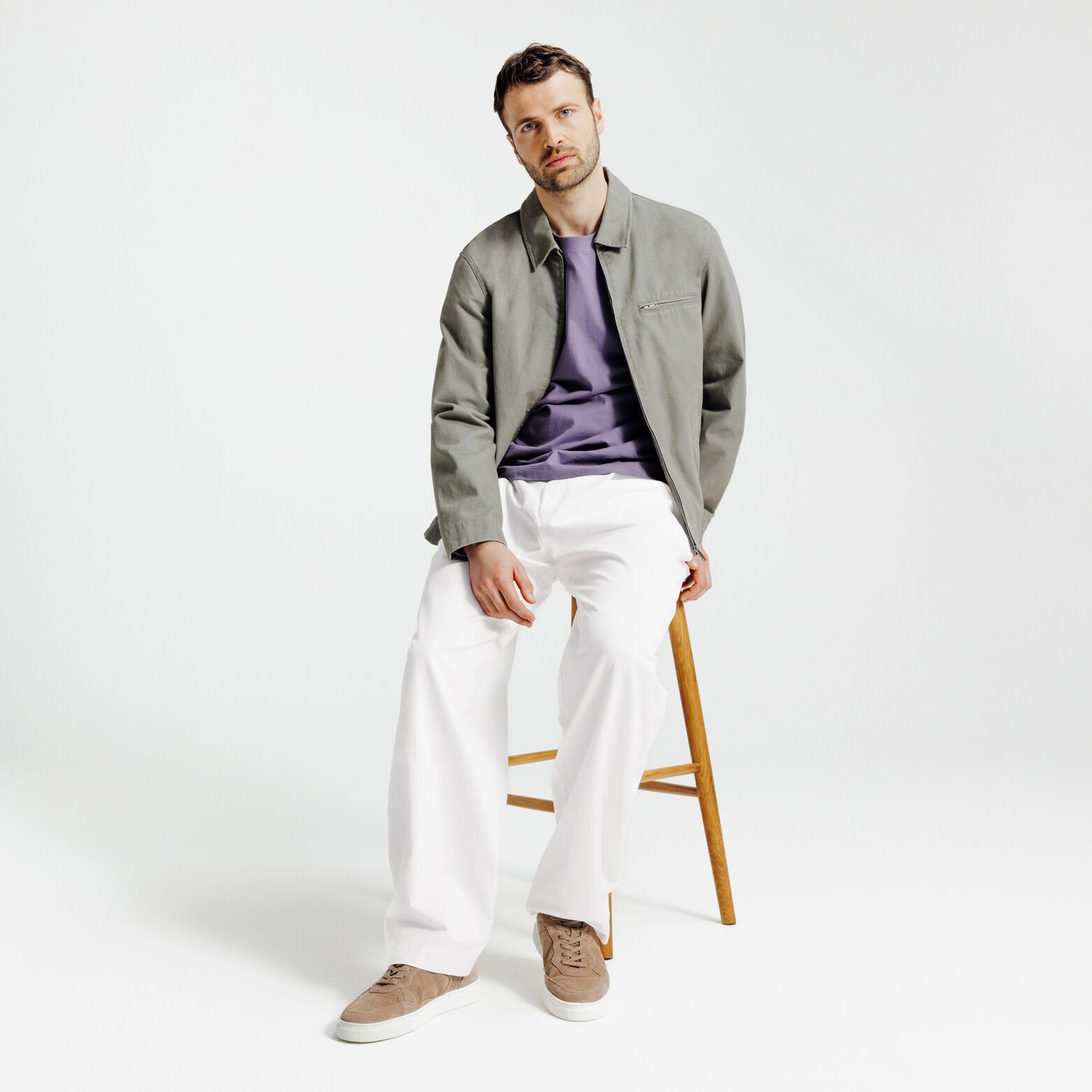 Geplooide skate broek