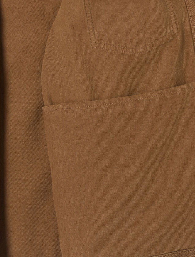 Surchemise en jean coton