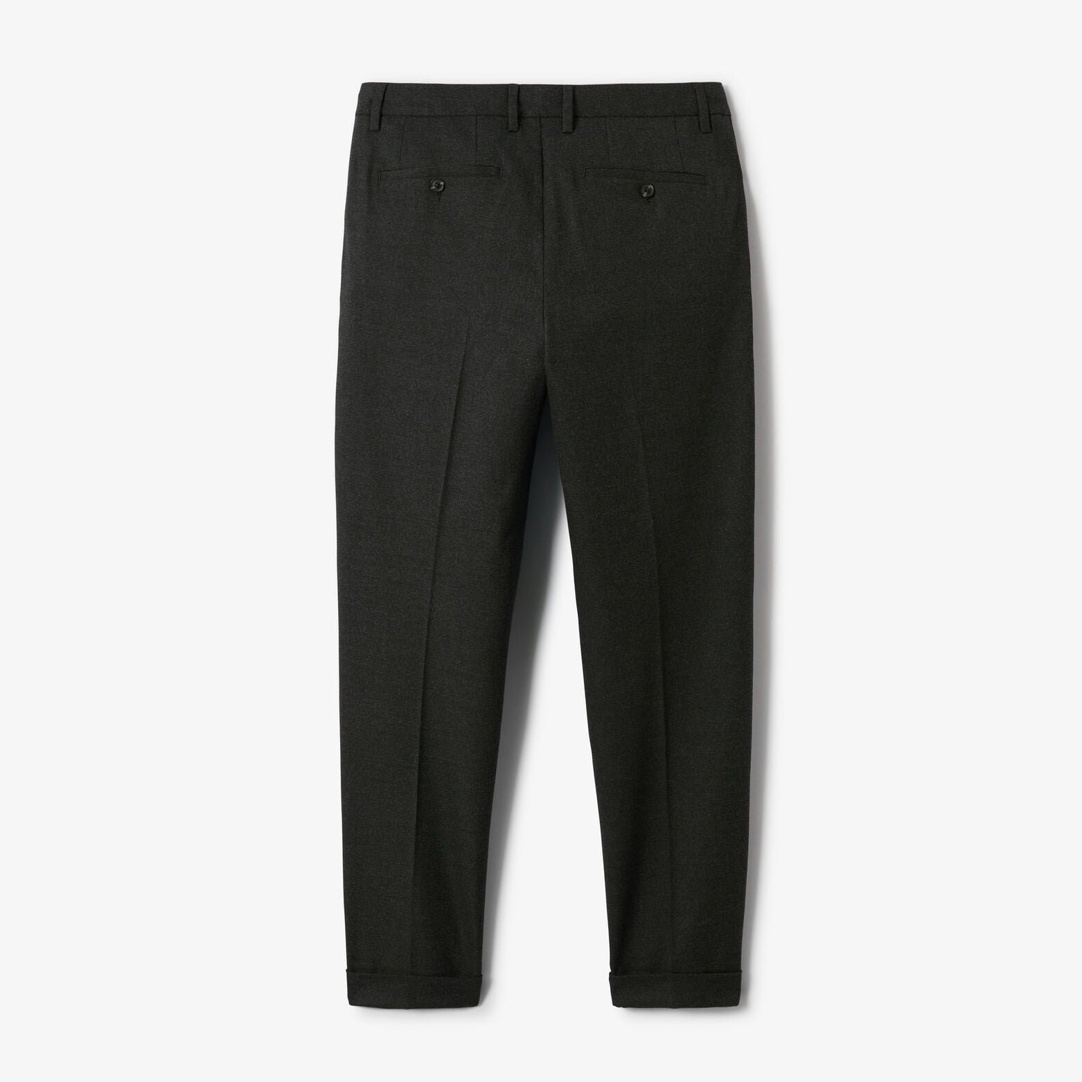 Pantalon tapered flanelle