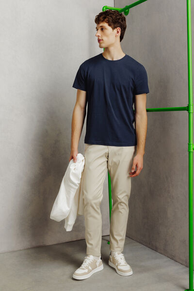 Tee shirt col rond coton majoritaire