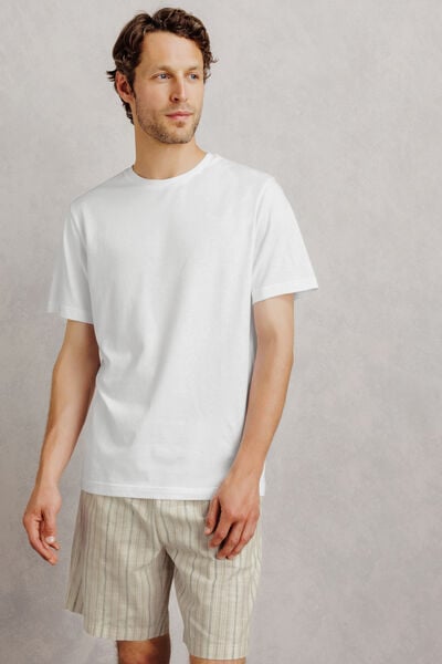 Gestreepte pyjama met short