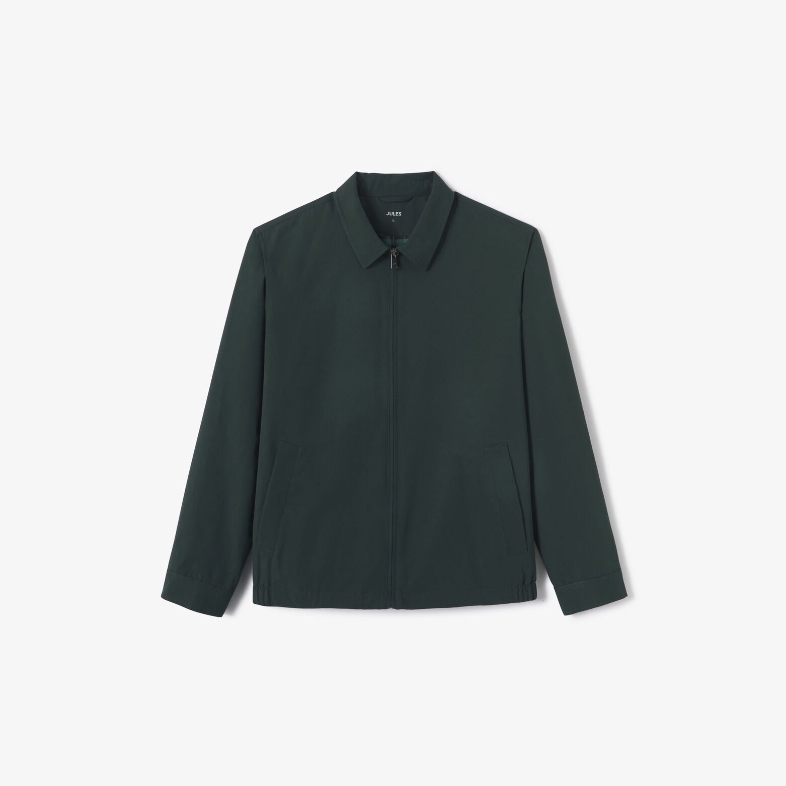 Blouson col chemise zipp&eacute;