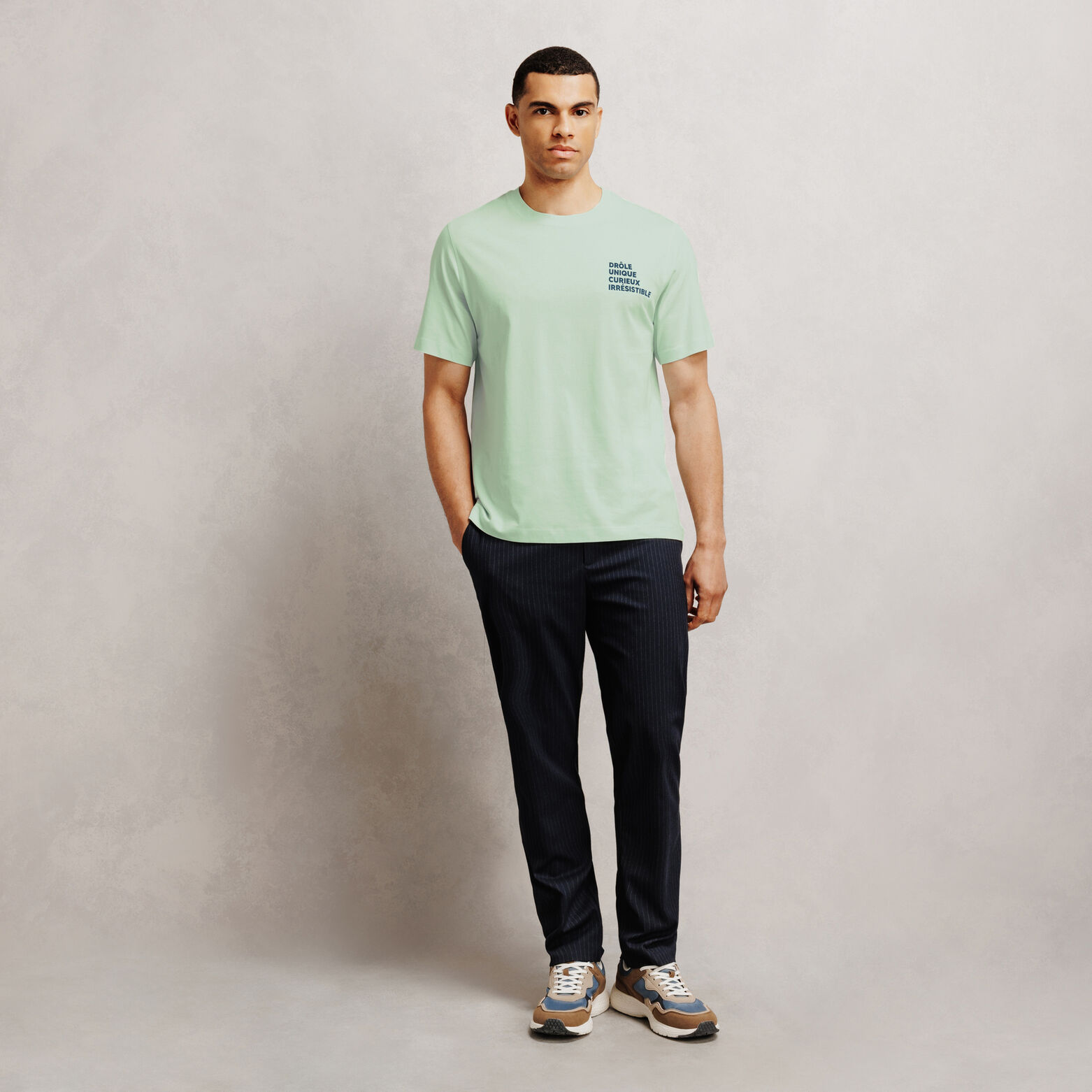 Tee shirt f&ecirc;te des p&egrave;res imprim&eacute; poitrine