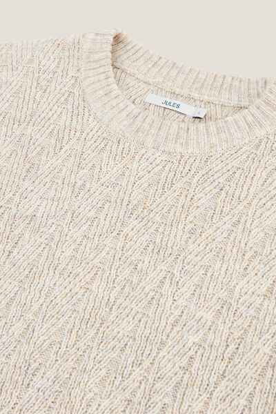 Kabeltrui met ronde hals