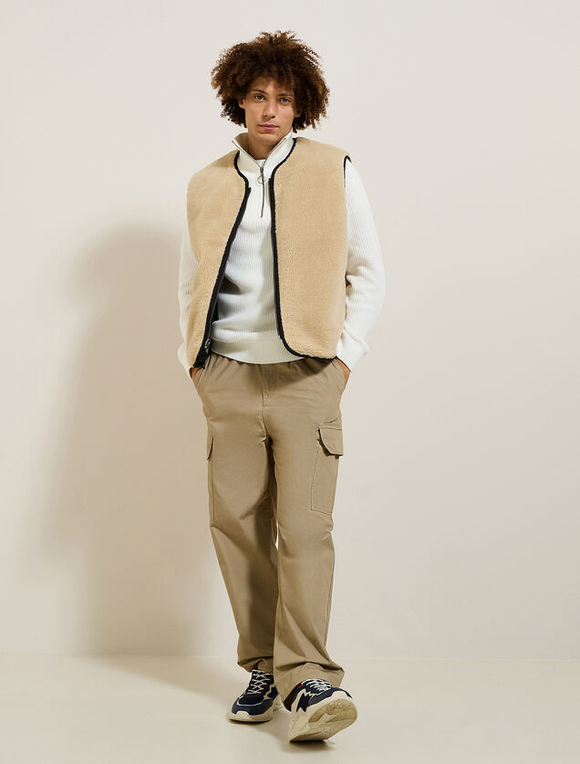 Veste sans manche réversible