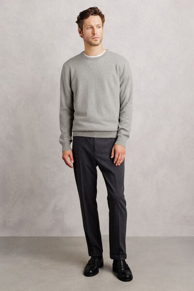Coffret pull col rond 100% cachemire