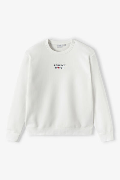 Sweat col rond animation Saint-Valentin