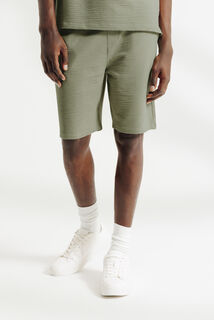 Bermuda en maille seersucker