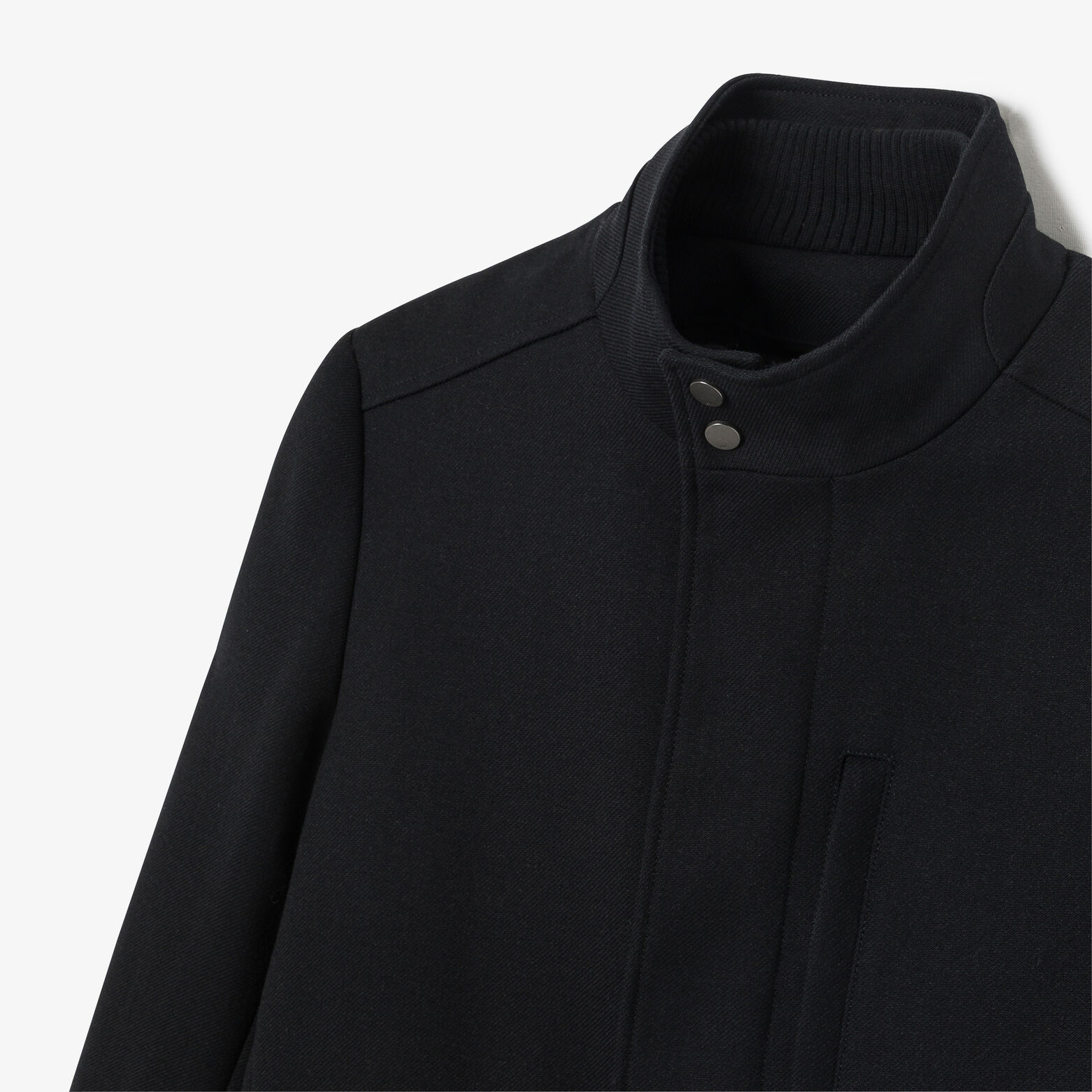 Manteau zipp&eacute; col montant