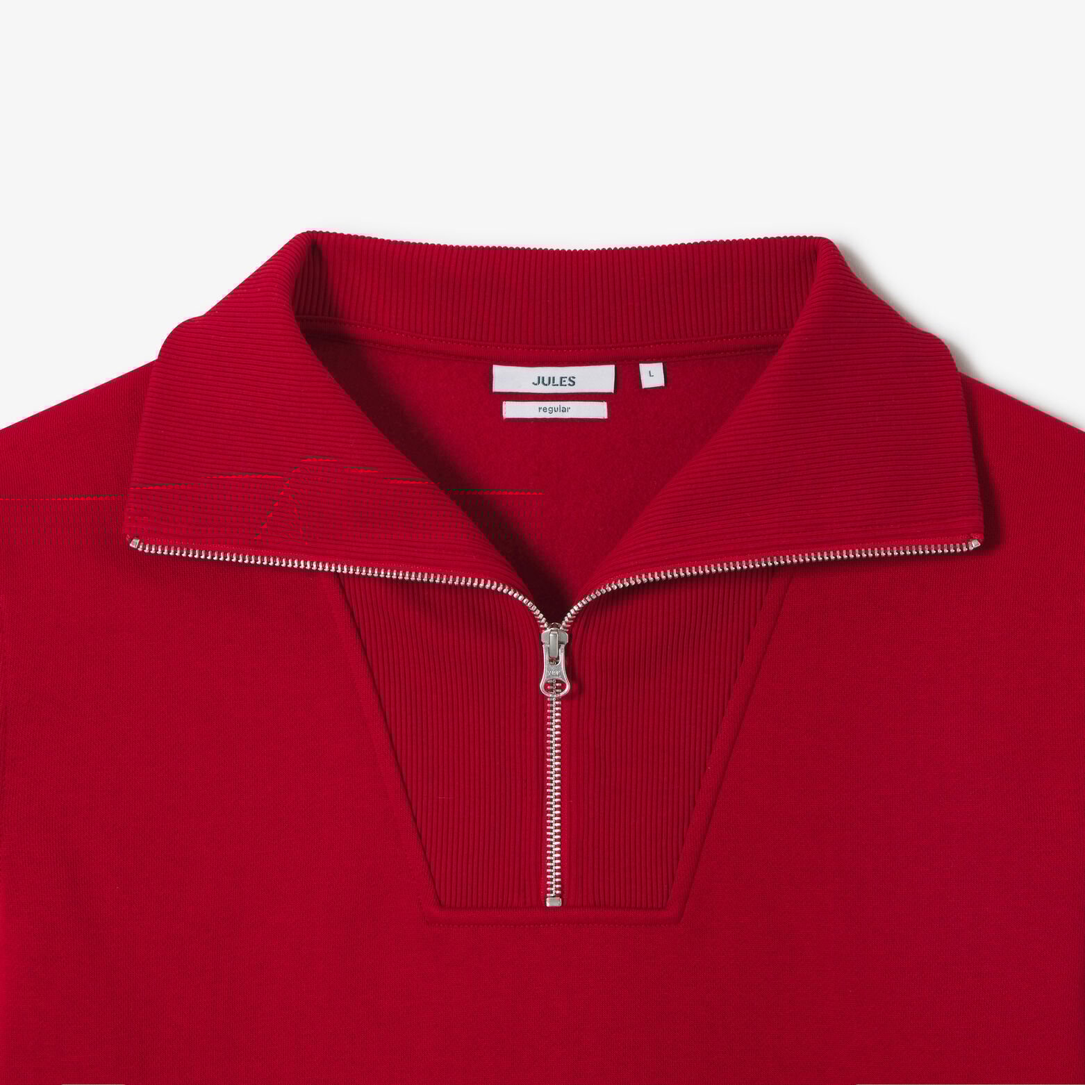 Sweat col camionneur zipp&eacute;