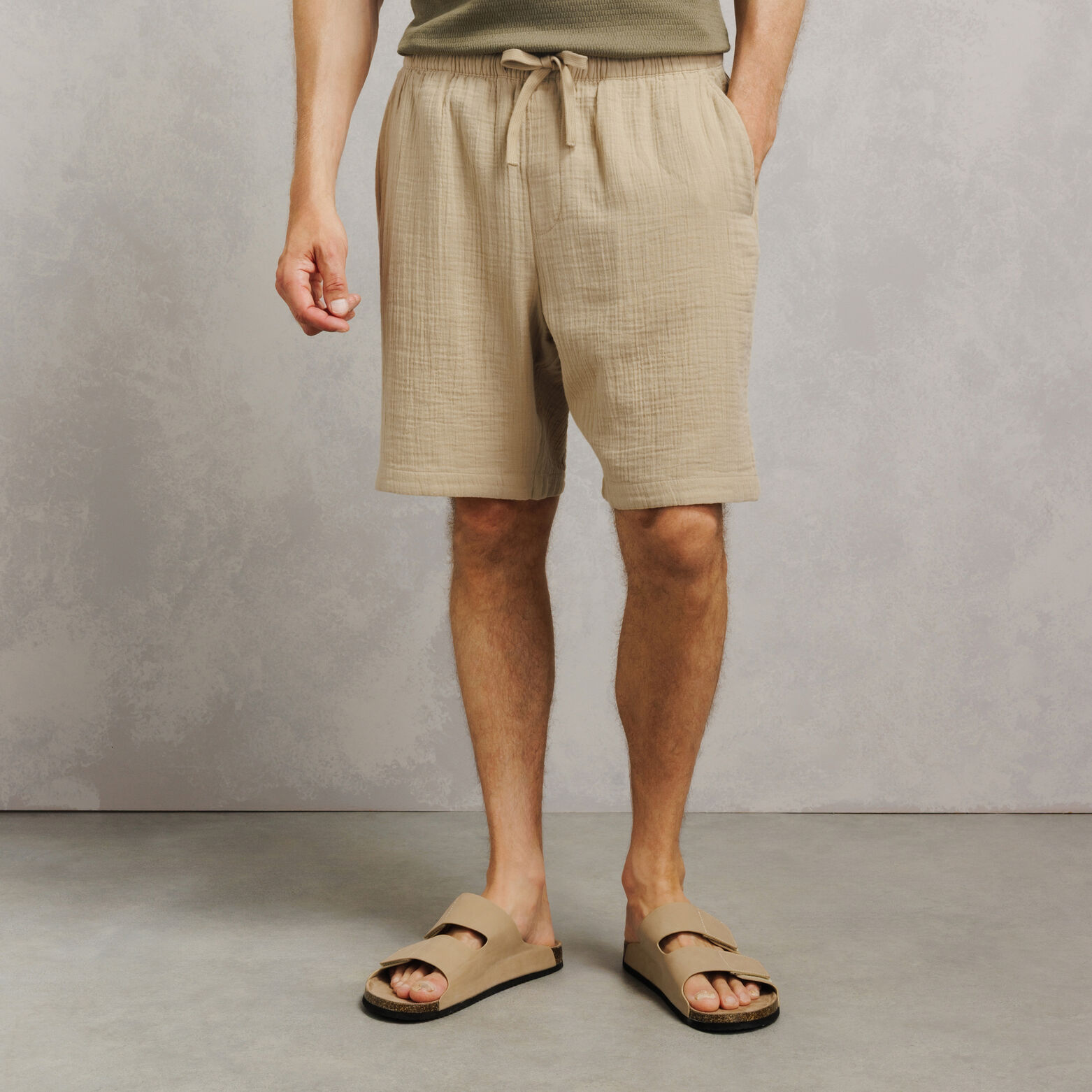 Short en gaze de coton