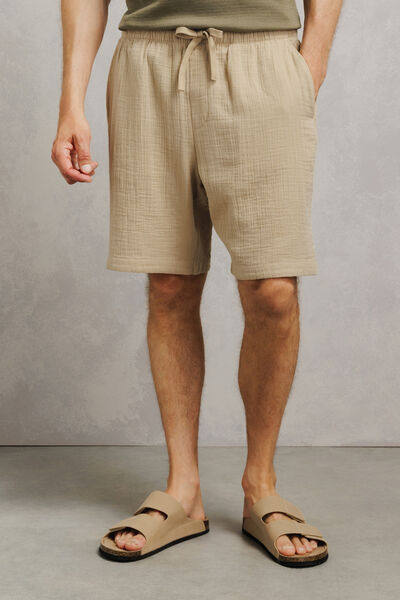 Short en gaze de coton