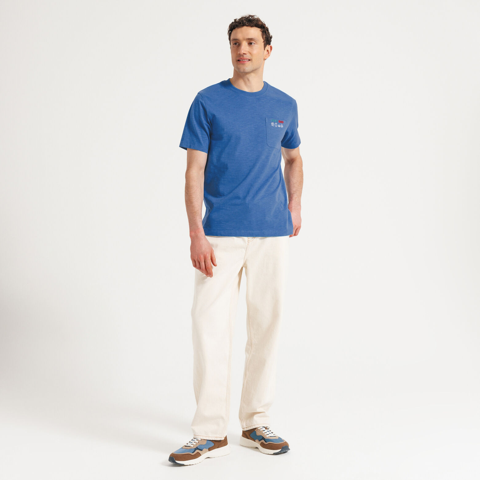 Tee shirt f&ecirc;te des p&egrave;res poche imprim&eacute;e