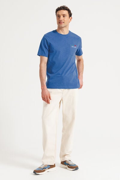 Tee shirt f&ecirc;te des p&egrave;res poche imprim&eacute;e
