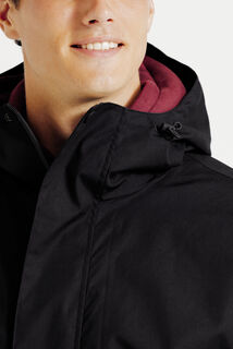 Parka longue waterproof &agrave; capuche