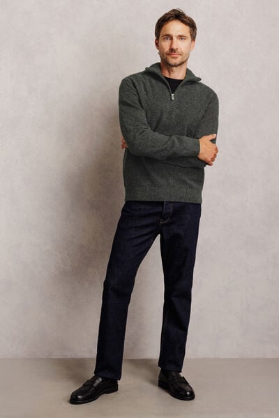 Pull col camionneur mousseux