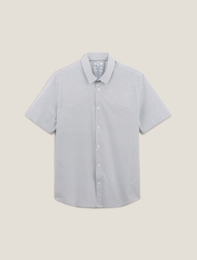 Chemisette en coton avec  imprim&eacute;