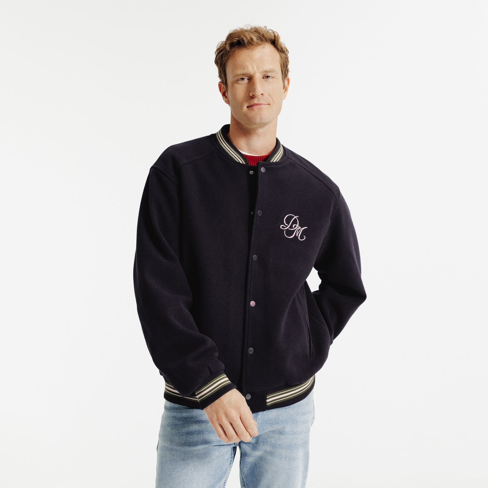 Blouson bomber brodé