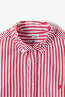 Chemise en coton ray&eacute;e color&eacute;e