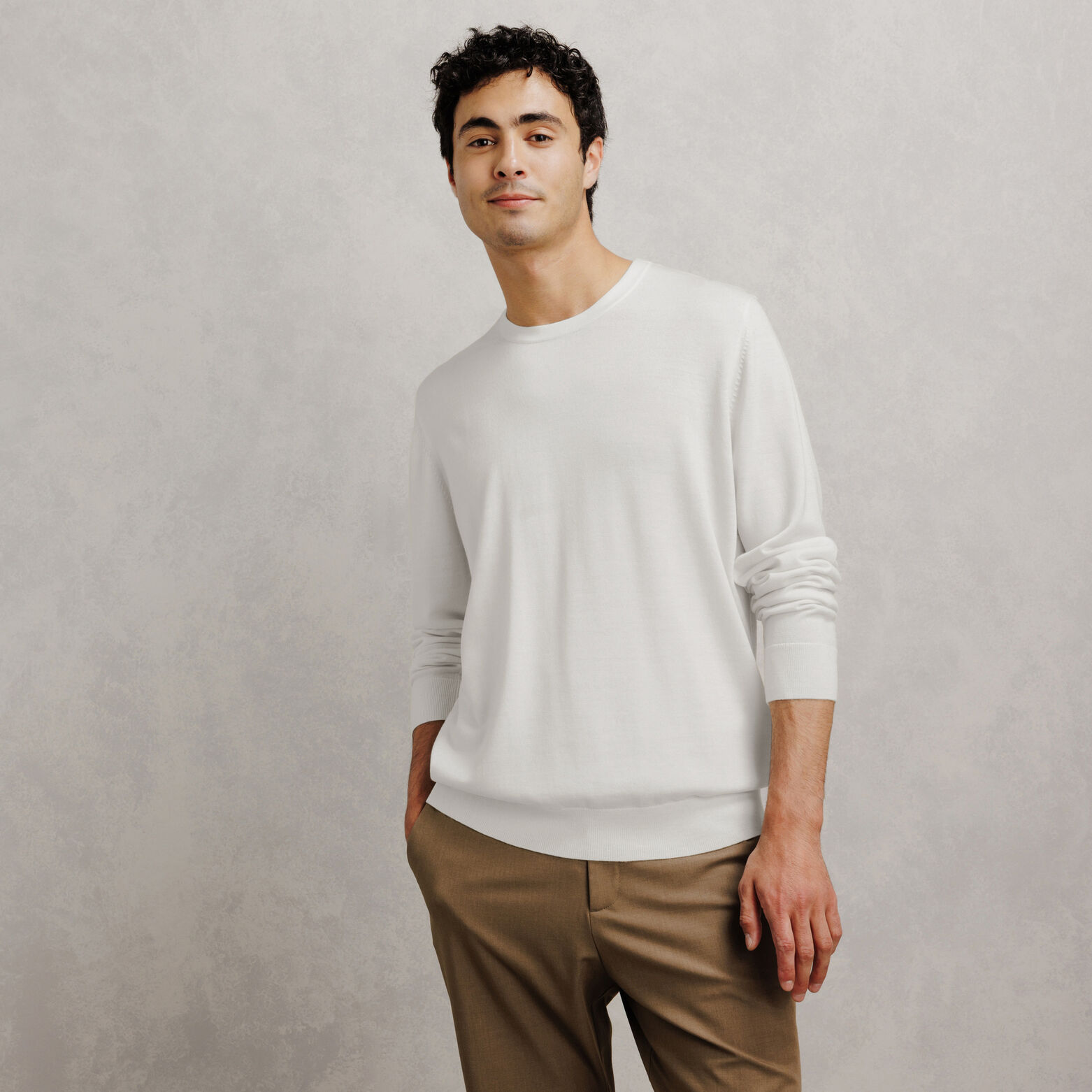 Pull col rond 100% m&eacute;rinos