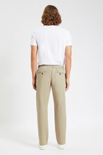 Pantalon chino large coton léger