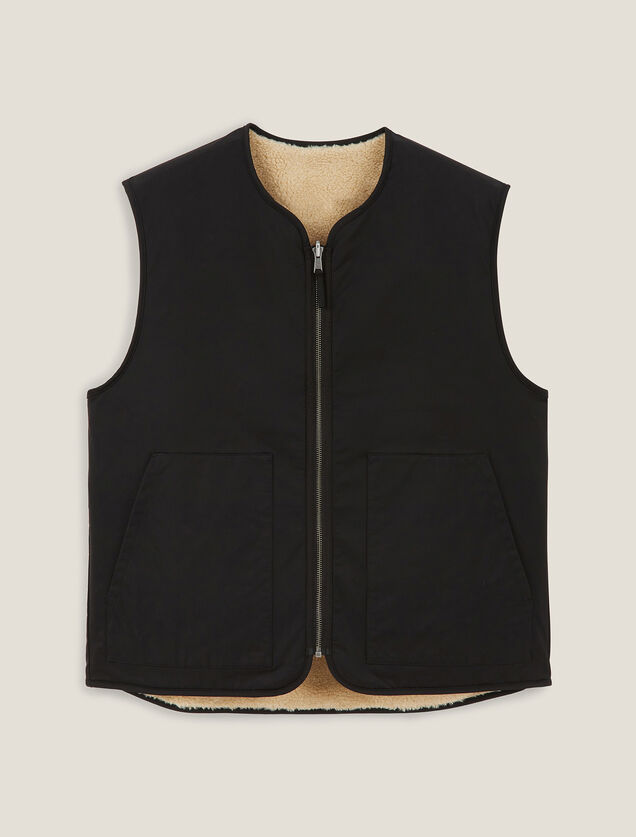 Veste sans manche réversible