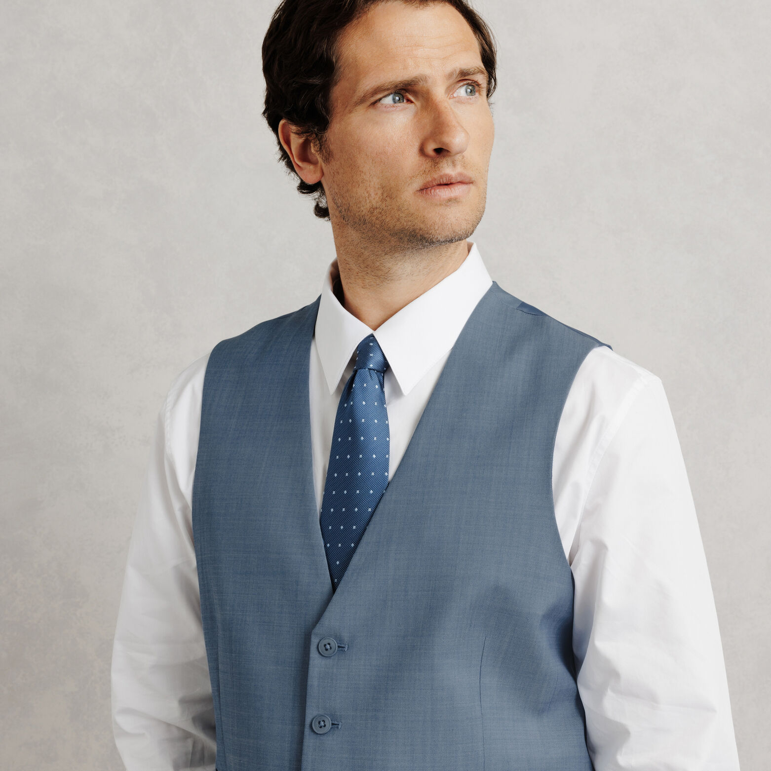 Gilet de costume slim bi-strech