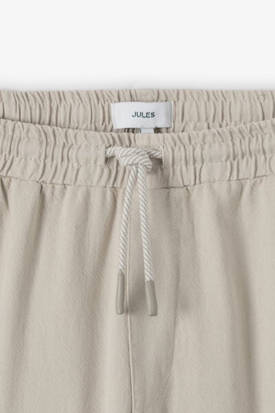 Pantalon tapered taille &eacute;lastiqu&eacute;e