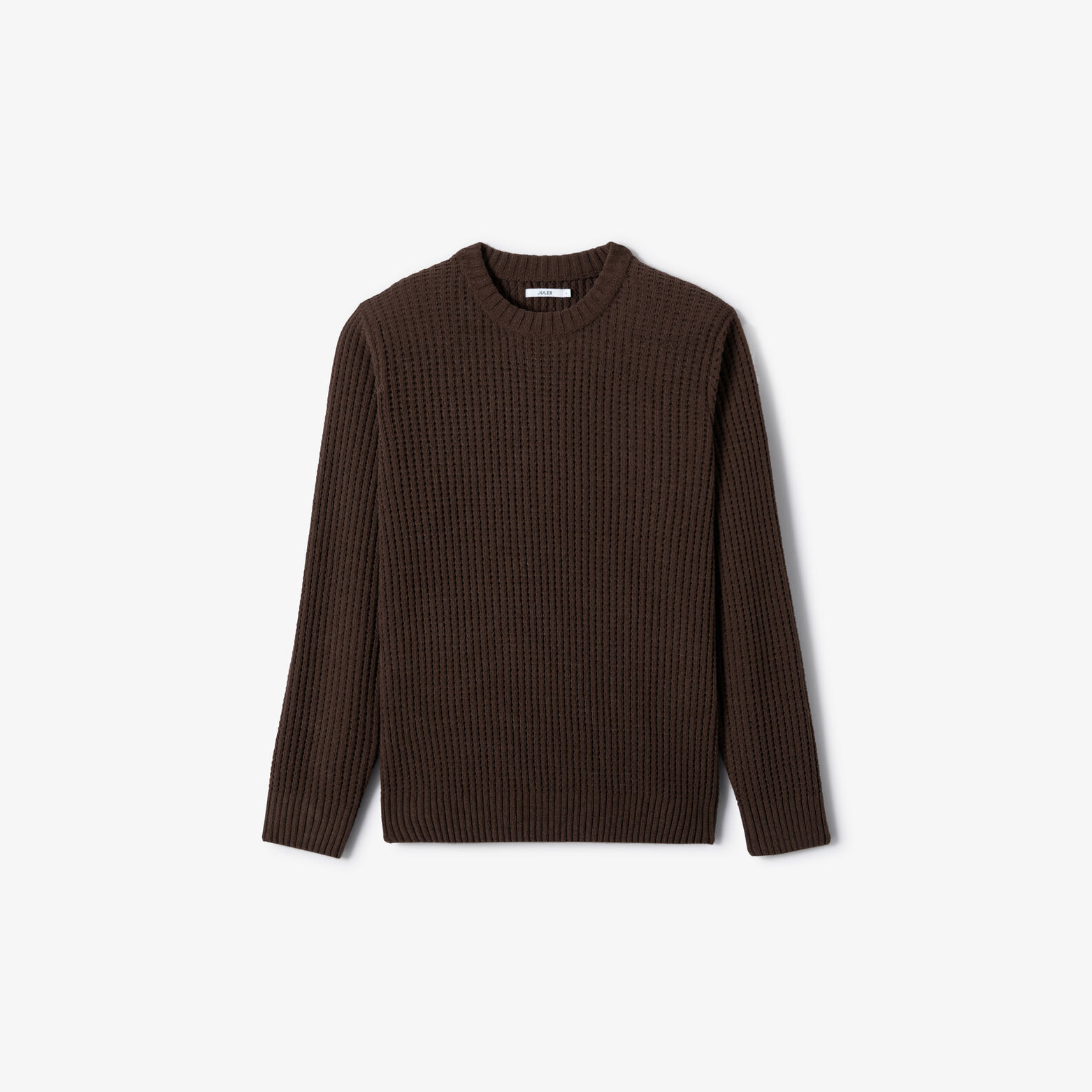 Pull col rond point fantaisie en chenille