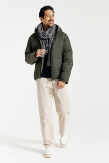 Doudoune zipp&eacute;e &agrave; capuche