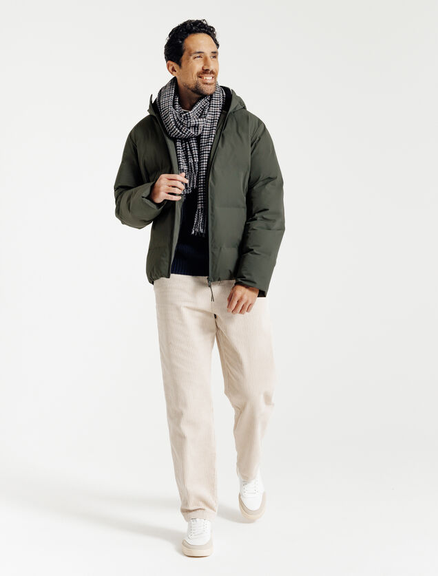 Doudoune zipp&eacute;e &agrave; capuche